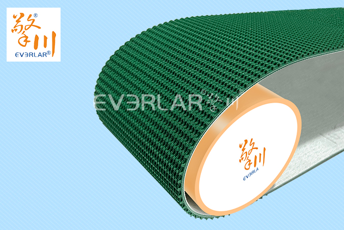 綠色PVC花紋帶防滑耐磨食品物流包裝封箱機(jī)提升機(jī)灌裝機(jī)傳送帶